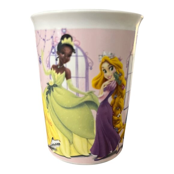 Disney Princess Ceramic Mug With Cinderella Belle Rapunzel & Tiana Graphics Dish - Picture 4 of 6